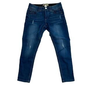 Democracy “Ab”Solution Tummy Control Stretch Distressed Jeans Size 6 B1304BBXX
